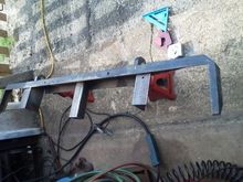 beefed up mounting brackets pushed bumper out 2"