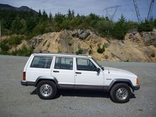 This is my 94 Cherokee in stock form, one week old to me anyway.