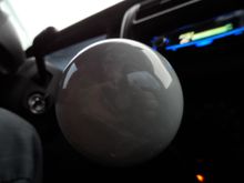 gray pearly swirly shift knob