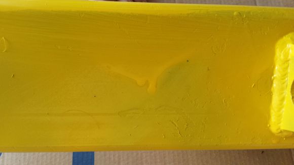 This is 5 coats of rattle can. Just could NOT get the coverage I was after.