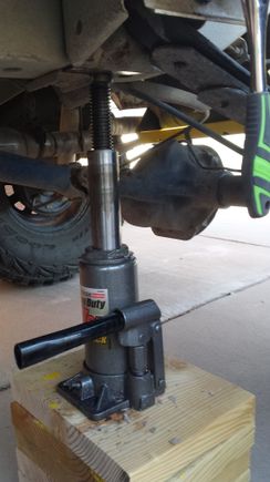 Left the jack in place but didn't need to use the breaker, just a 12 handle to free it up. I LOVE KB 88