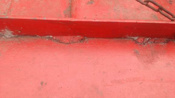 These either WEREN'T factory welds, or the nuby was working that day. Pretty sure this has been repaired before though.
