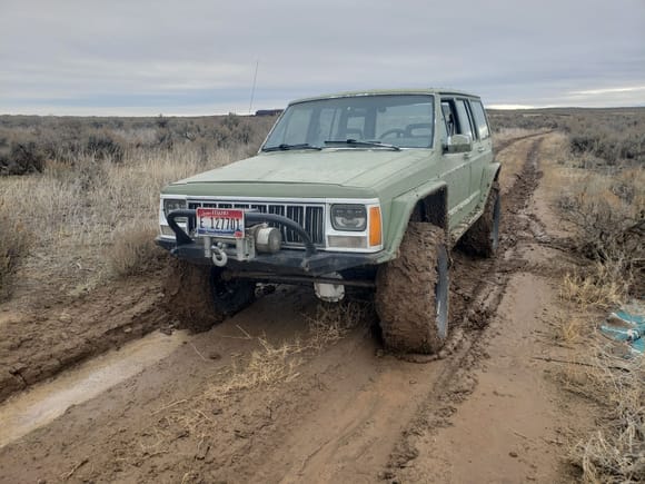 Went to the parts store getting stuff for a different project and took the long way home. Damn mud