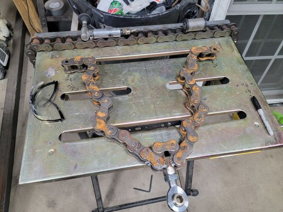Building the upper chain control arm