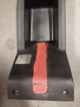 Go the bondo sanded down to clean lines