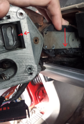 But if I depress it, it lines up with the slot and seats like it's supposed to.