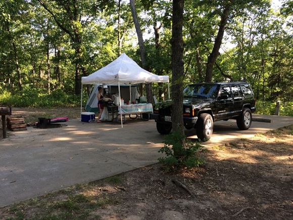 A little camping expedition with the Mrs.