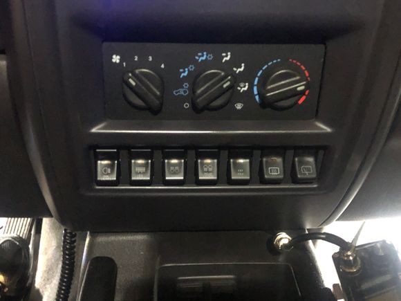 All switches installed and wired, faceplates swapped.