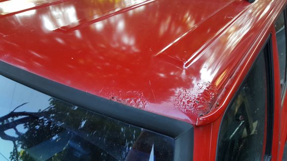 Pretty bad rust, tiny leak