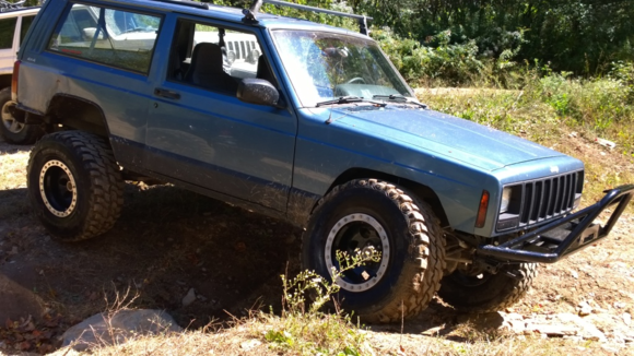 putting it up in the fender