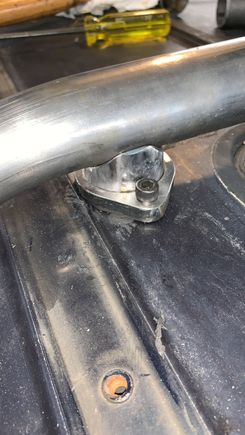 This is how it’ll attach thru the roof.