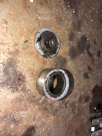 I blew up a U-joint trying to press it in to make room for the c-clip. 