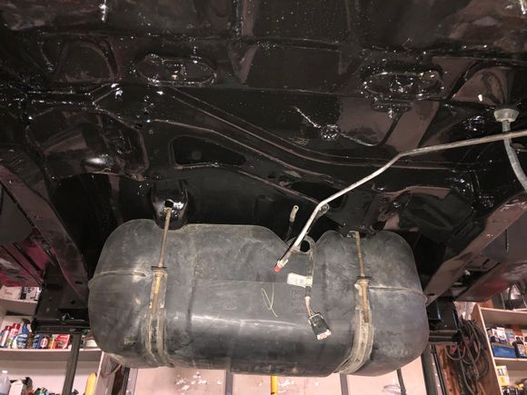 I more recently reinstalled the fuel tank. 