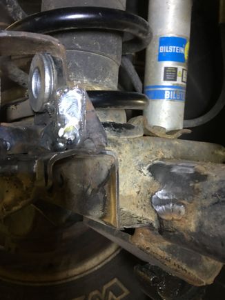 Decided it would be better to reinforce at the back of the mount.