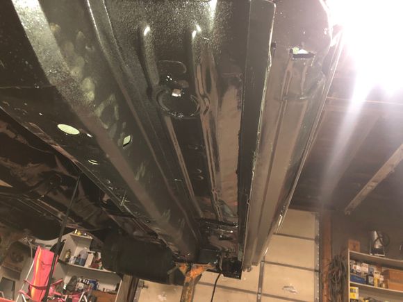 Don’t mind my dirty fingerprints on the frame rails from sliding in and out from under the Jeep