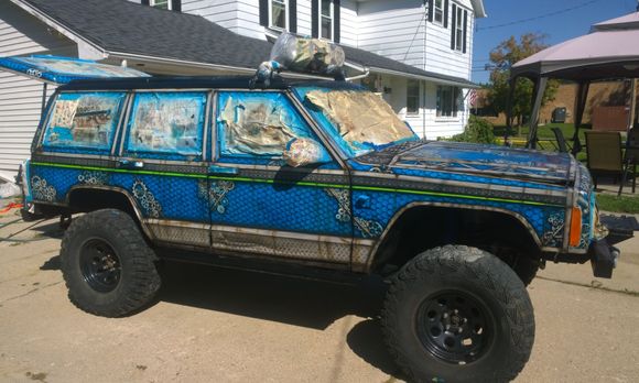 Getting Clear coated on a beautiful Sunday