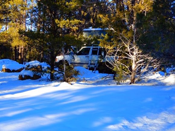 March at Grand Canyon NP.  The Roofnest insert was worth all the money that night :)