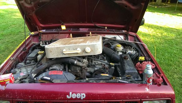 The day my xj almost had a heat stroke