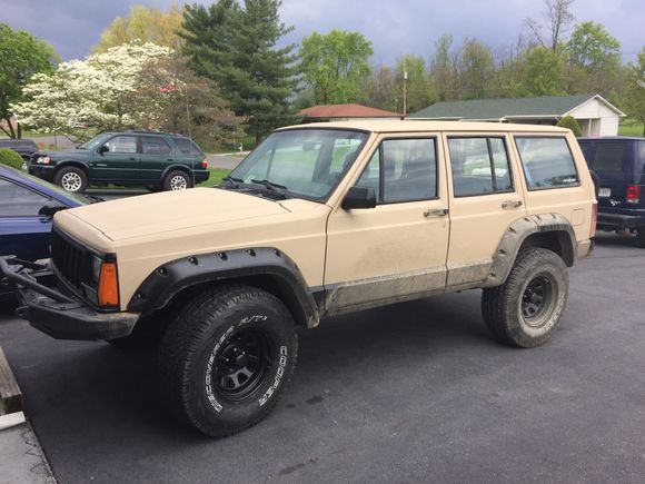 Flares don't stop all the dirt. But help a lot. 😂