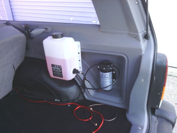 installed the methanol water injection