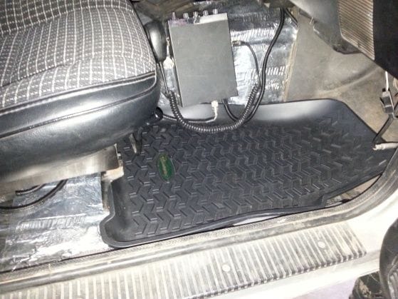 sanded, painted and installed dyno mat then some new floor mats
