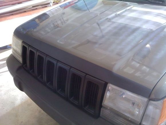 had some rust so i primered it really quick.. dont really know why my paint is fading but the clear coat is still there