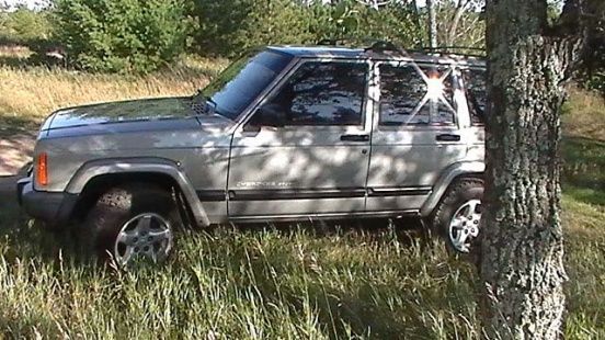 A Jeep in it's natural environment.