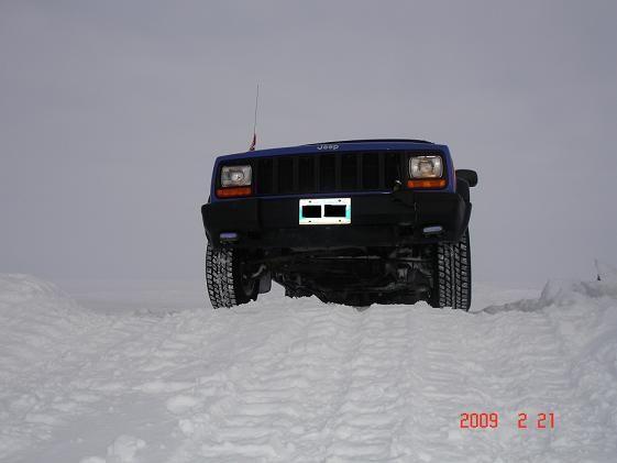 crossing the ice ridge