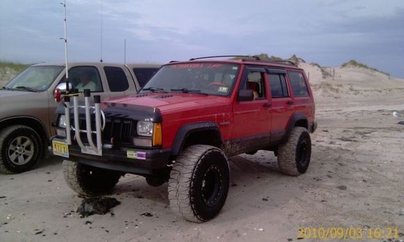 On IBSP (Island Beach State Park) during Hurricane &quot;Earl&quot;