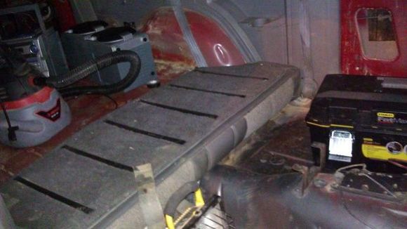 stripped out carpet
