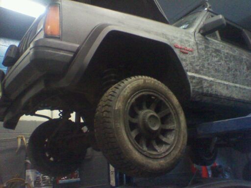 lift with little ass tires lol