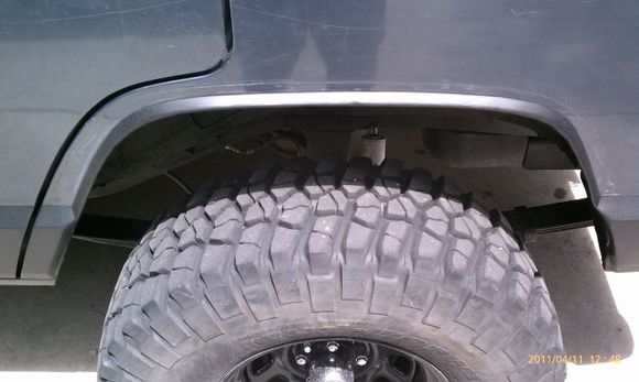 Started with trimmed rear fenders