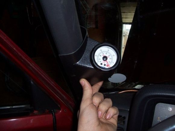 my APC vacuum Gauge with a blue accent light up.. still need to mount it up though