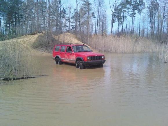 part of small pond