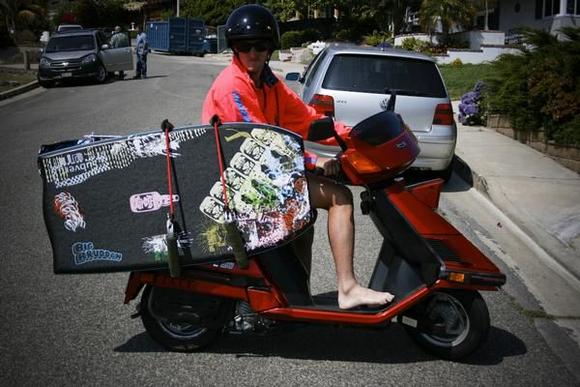 Scooter time in the summer!