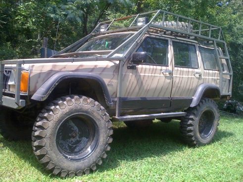 Angle, tires:10 ply from backhoe, wheels moded to fit lug pattern. 1in tubing(square) exo/roll
