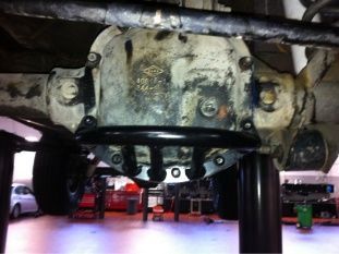 4wheelparts facemask front diff guard!