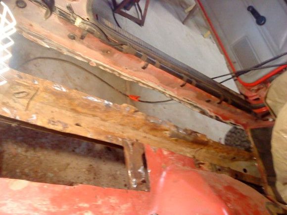 Floor ready to be welded in