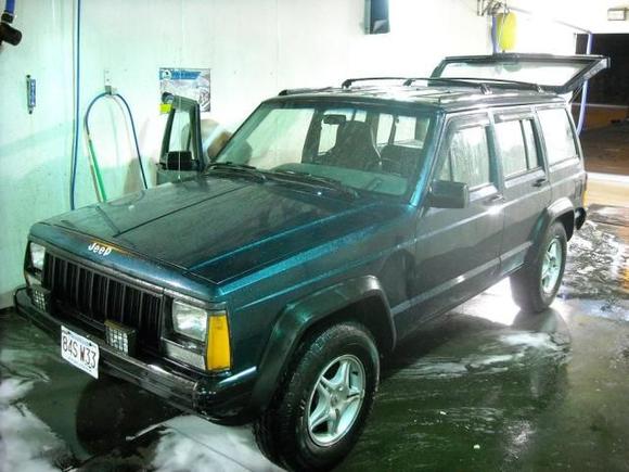 also gave it a bath...haha