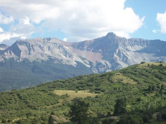 South Baldy from highway 62