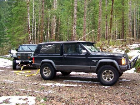 92 Jeep Wrangler recovery trip