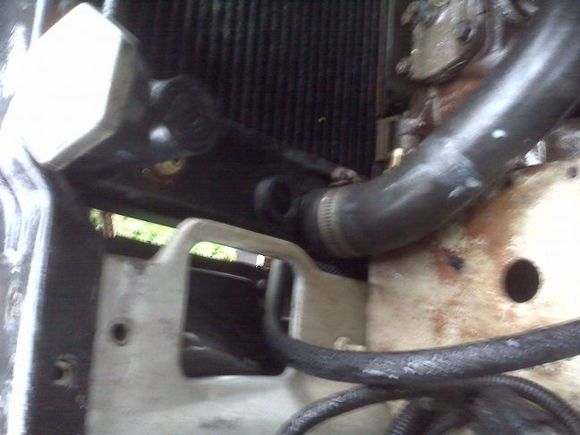 routing the hoses.