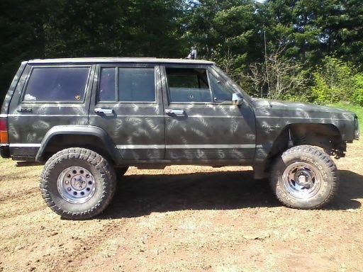 camo paint, 33''s rear 31''s front