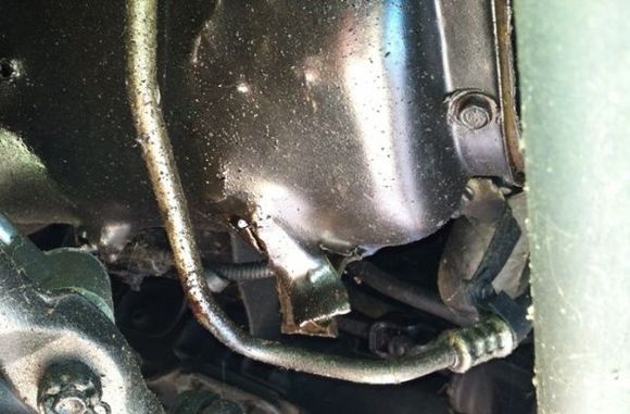 I got this Jeep really cheap cuz previous owner threw a rod. Looks like that hurt