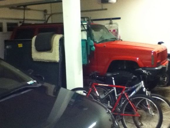 Barely fits in the garage!