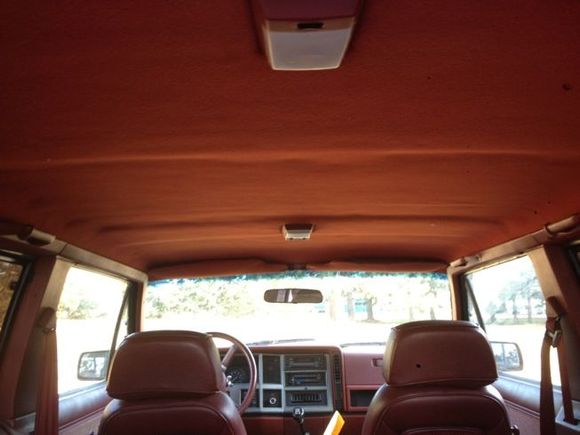 Interior - headliner