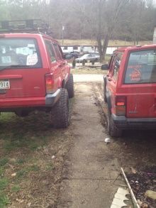 My jeep and step dads jeep