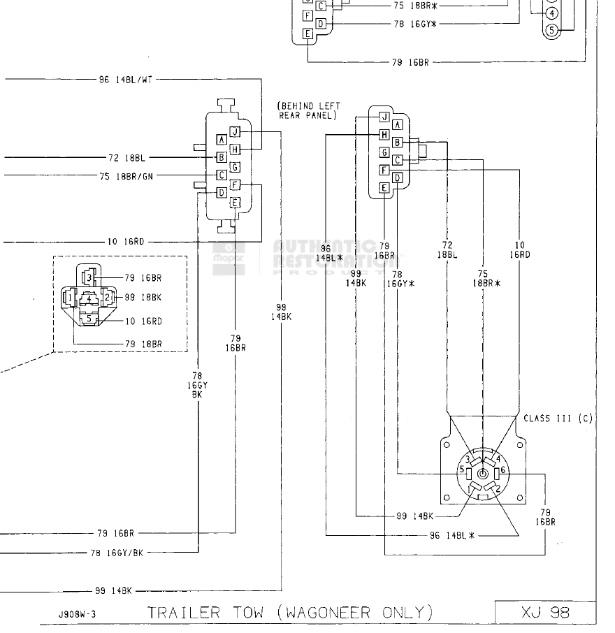 89 trailer wire harness help? - Jeep Cherokee Forum