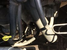 Top two bolts for the front mount