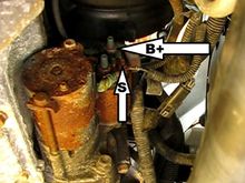 That larger one in the starter solenoid 